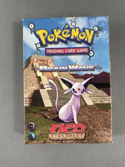 WOTC NEO Discovery Brain Wave Theme Deck - Box & Espeon Card Only - Image 4