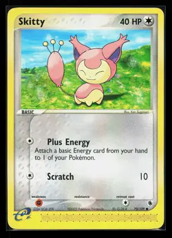 Skitty 70/109 Common EX Ruby & Sapphire Pokemon Card - Image 1