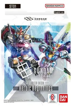 Gundam Card Game: Starter Deck - Heroic Beginnings - Brand New, Factory Sealed - Image 1