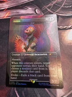 Anima - Grief MTG Final Fantasy Secret Lair bonus card Rainbow Foil - Image 1
