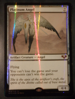 mtg magic platinum angel FOIL ENGLISH ange de platine ftv from the vault premium - Image 1
