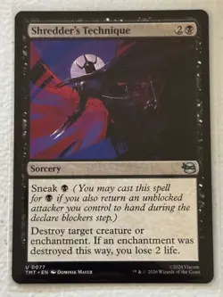 SHREDDER'S TECHNIQUE 77 TEENAGE MUTANT NINJA TURTLES Magic: The Gathering NM/M - Image 1