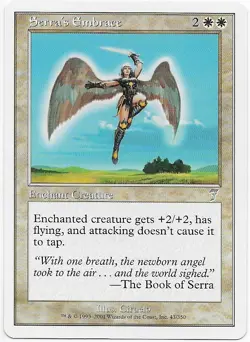 Serra's Embrace (Serras Umarmung) 43 - Uncommon - 7.Edition 2001 - Enlisch- Mint - Image 1