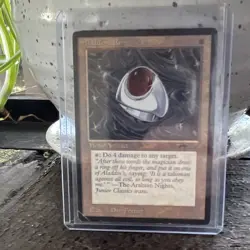 Magic: The Gathering Aladdin's Ring Arabian Nights Artifact Dan Frazier - Image 1