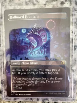 Hallowed Fountain (Borderless) MTG Lorwyn Eclipsed Regular - Image 2