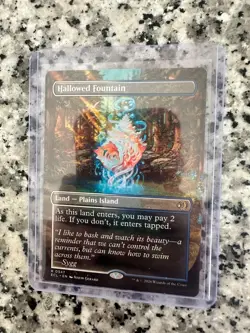 Hallowed Fountain (Borderless) MTG Lorwyn Eclipsed Regular - Image 3