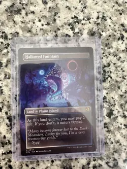 Hallowed Fountain (Borderless) MTG Lorwyn Eclipsed Regular - Image 4