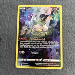 Pokemon TCG Mew GG10/GG70 Crown Zenith Galarian Gallery Holo Mint - Image 1