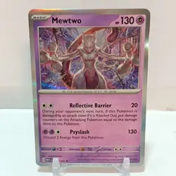 Pokemon Mewtwo (Holo) 150/165 NM Scarlet & Violet 151 - Image 1