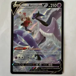 Pokemon Galarian Articuno V TG16/TG30 Astral Radiance Ultra Rare Holo English - Image 1
