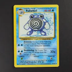 Poliwhirl 38/102 Pokemon TCG Base Set Common/ Uncommon P-LP - Image 1