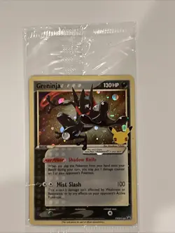 Greninja Star SWSH144 SWSH: Sword & Shield Holo SEALED PROMO Celebration Pokemon - Image 1