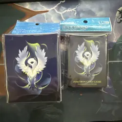 Mega Absol Pokemon Deck Case and Deck Shield With Elegance Official Sleeves - Image 1