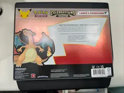 Pokemon TCG Celebrations Collection Lance's Charizard V Box & Plus Bonus - Image 2