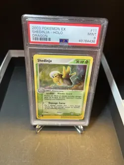 2003 PSA 9 Shedinja #11 Holo Rare Pokemon TCG EX Dragon Eseries - Image 1