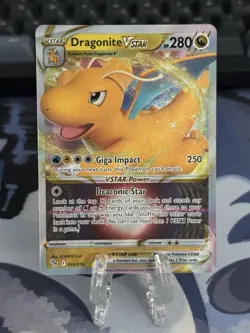 Dragonite VSTAR 050/078 Pokemon GO Ultra Rare Full Art Holo - NM - Image 1