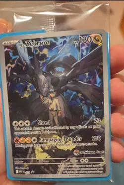 N's Zekrom 031 Ascended Heroes ETB Promo Pokemon Center Stamp - SEALED - Image 1