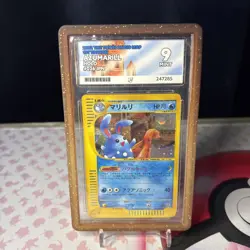 ACE 9 Azumarill Holo Pokemon 1st edition The Town On No Map Japanese 026/092 - Image 1