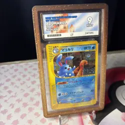 ACE 9 Azumarill Holo Pokemon 1st edition The Town On No Map Japanese 026/092 - Image 2