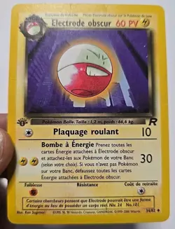 1st Edition French Dark Electrode Obscur #34 - Team Rocket - Pokemon - LP - Image 1