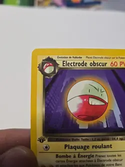 1st Edition French Dark Electrode Obscur #34 - Team Rocket - Pokemon - LP - Image 2