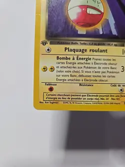 1st Edition French Dark Electrode Obscur #34 - Team Rocket - Pokemon - LP - Image 5