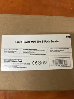 Pokemon TCG: Kanto Power Mini Tin 5-Pack Bundle Amazon Exclusive New Sealed - Image 2