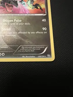 2012 Pokemon Black & White Rayquaza 128/124 Dragons Exalted Secret Rare - Image 4