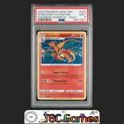 Special Delivery Charizard SWSH075 Pokemon Center UK Holo PSA 9 - Image 1