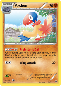 Archen 53/101 Plasma Blast Uncommon NM 2013 GLC - Image 2