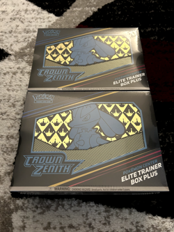 Pokemon Crown Zenith Pokemon Center Elite Trainer Box 2x Factory Sealed 820650851872 - Image 1
