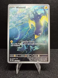 Pokemon Wattrel 178/167 Sv06: Twilight Masquerade Holo Illustration Rare 60 HP - Image 1