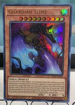 YuGiOh Collector's Guardian Slime Effect LED7-EN003 1st Ultra +BONUS - Image 1