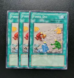 Yu-Gi-Oh - Fossil Dig 3X - Full Playset - Image 1