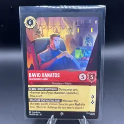 Disney Lorcana Whispers in the Well David Xanatos - 116/204 Super Rare - NM/Mint - Image 1