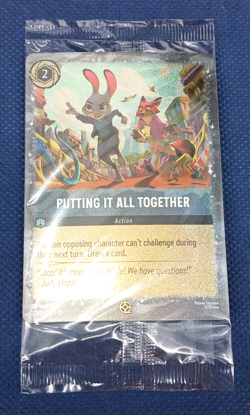 Disney Lorcana Putting It All Together 27/P3 Zootopia 2 Movie Promo Sealed - Image 1