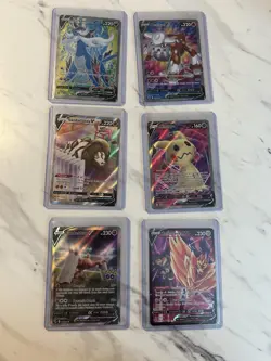 Pokemon V Card Foil Lot Hisuan Samurott Heatran Sandaconda Mimikyu 16 Cards - Image 1