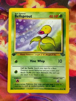 Bellsprout 49/64 NM 1st Edition Jungle 1999 Pokemon TCG - Image 1