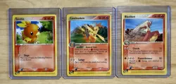 Pokemon EX Ruby & Sapphire Torchic Combusken Blaziken Evolution Lot 2003 LP/NM - Image 1