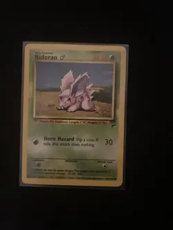 Pokemon TCG Base Set 2 Nidoran 83/130 Common - Image 1