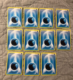 WATER ENERGY 12/12 Manaphy Trainer Kit Promo Pokemon Cards Lot of 11 LP-NM - Image 1