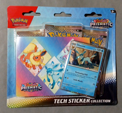 Pokemon TCG, Prismatic Evolutions Tech Sticker Collection, 3 Booster Packs, NEW - Image 3