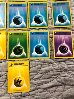 Vintage Neo Genesis & Gym Heroes Pokemon Energy Cards Lot of 26 - Image 2
