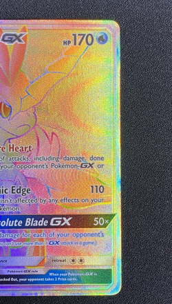 Keldeo GX Holo Secret Rare Card Unified Minds 240/236 Pokemon TCG - Image 5