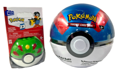 Pokemon TCG Pokeball Tin Inc 3 Mixed Packs + Mattel Mega Set New Factory Sealed - Image 5