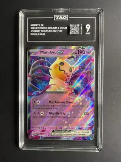 Mimikyu ex 069 TAG 9 2025 Pokemon JTG EN Double Rare - Image 1