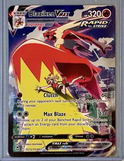 Pokemon Blaziken V Ultra Rare Full Art Rapid Strike TG15/TG3 - Image 2