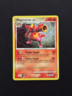Magmortar 12/123 Holo Rare Mysterious Treasures Pokemon Card NM - Image 1