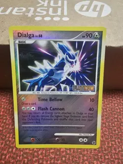 Dialga LV. 68 2008 Reverse Holo Rare Platinum STAMPED Pokemon Card 16/106 HP - Image 1
