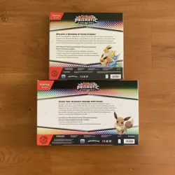 Pokemon TCG Prismatic Evolutions Accessory Pouch Collection And Poster Lot - Image 2